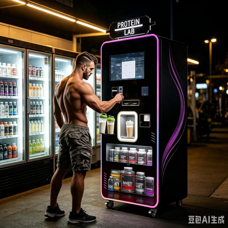 Fitness Nutrition Protein - 단백질 쉐이크 자판기 맞춤형 스마트 영양
