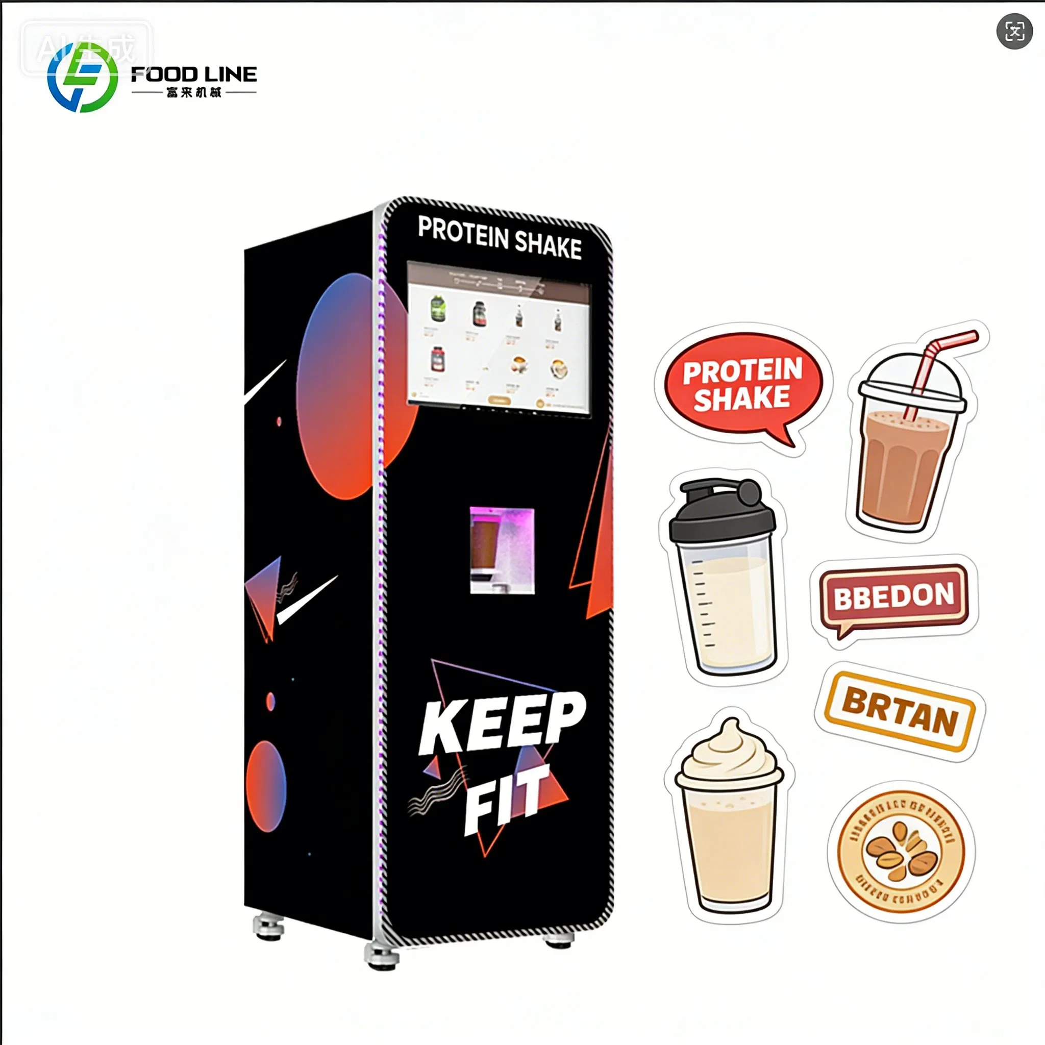 Fitness Nutrition Protein - 영양 자판기 완전 자동 단백질 쉐이크