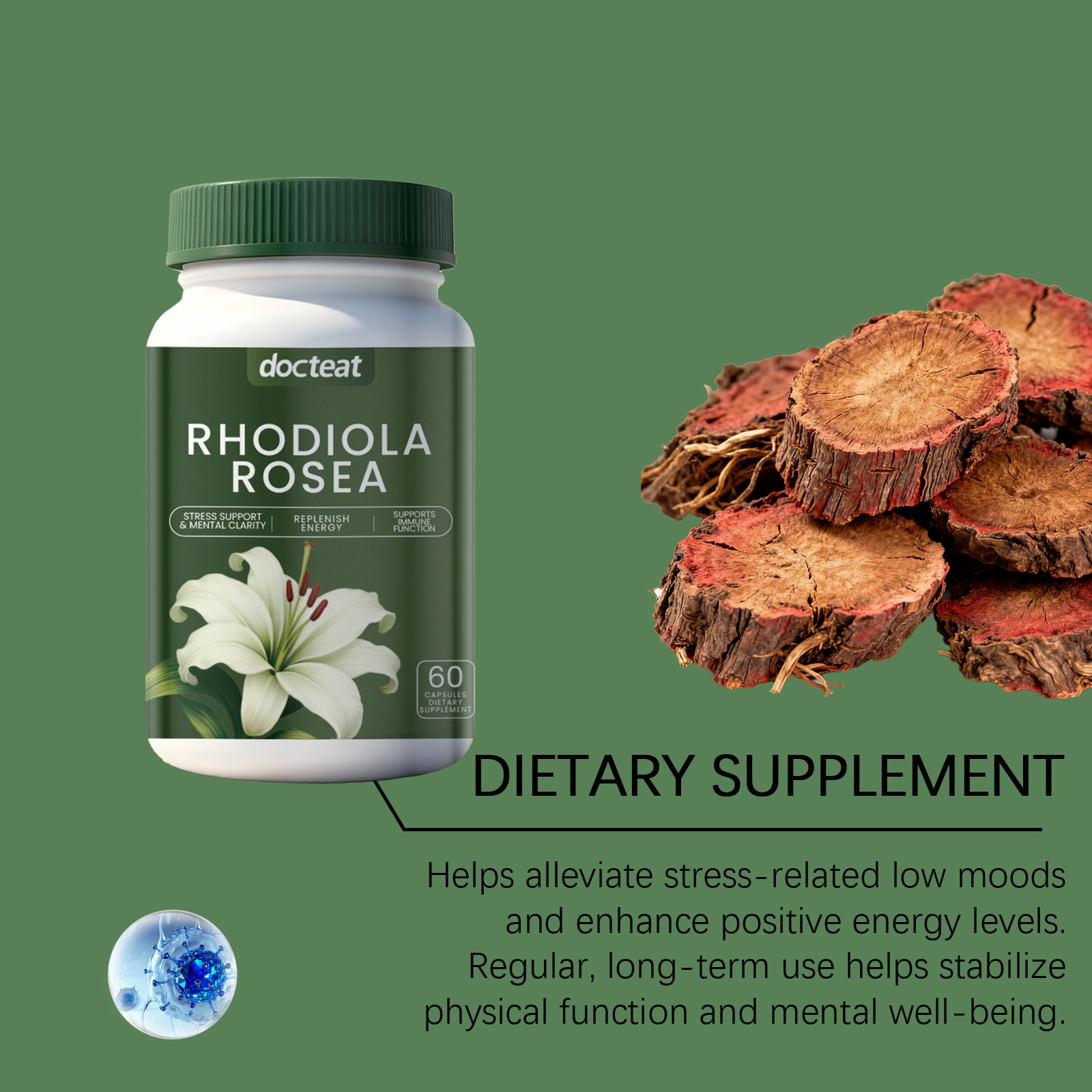 DOCTEAT 남성 건강 캡슐 기분 개선, 집중력 향상 - Nutrition For Health Fitness & Sport Melvin Williams 리뷰 및 가격