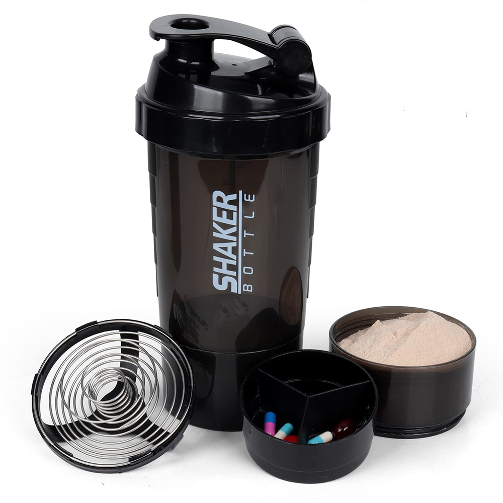 3 층 셰이커 단백질 병 분말 쉐이크 컵 물병 플라스틱 - Whey Protein Isolate 리뷰 및 가격