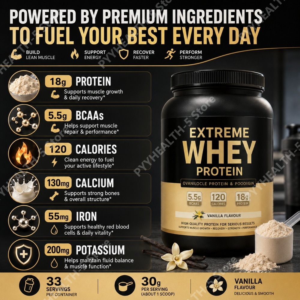 바닐라 웨이 프로틴 파우더 2.2lb (18g 단백질) - Fitness Nutrition Whey 리뷰 및 가격
